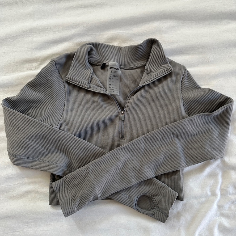 Bo and tee ribbed top